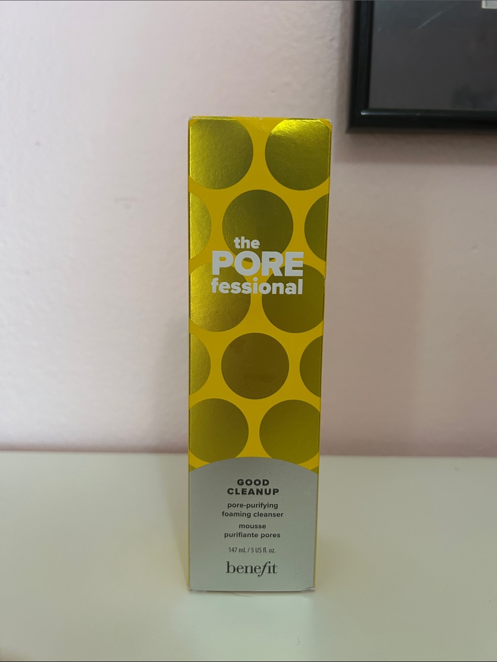 Benefit Cosmetics NIB POREfessional Good Cleanup Foaming Cleanser 5oz $29 Retail
